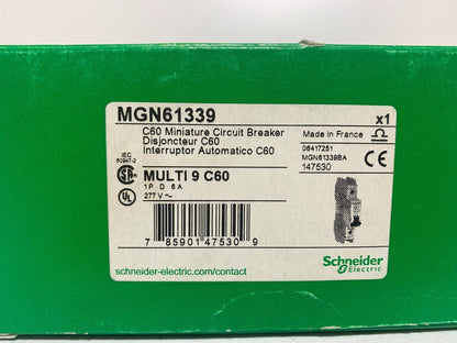 Schneider Electric MGN61339 Multi 9 C60 Miniature Circuit Breaker 277V Unit - Chase Surplus