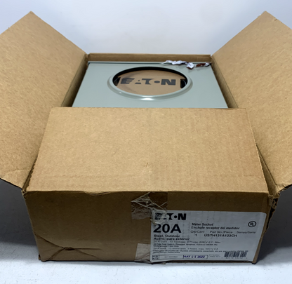 Eaton USTH131A123CH Meter Socket 20A 3 Phase 13 Terminal 600V