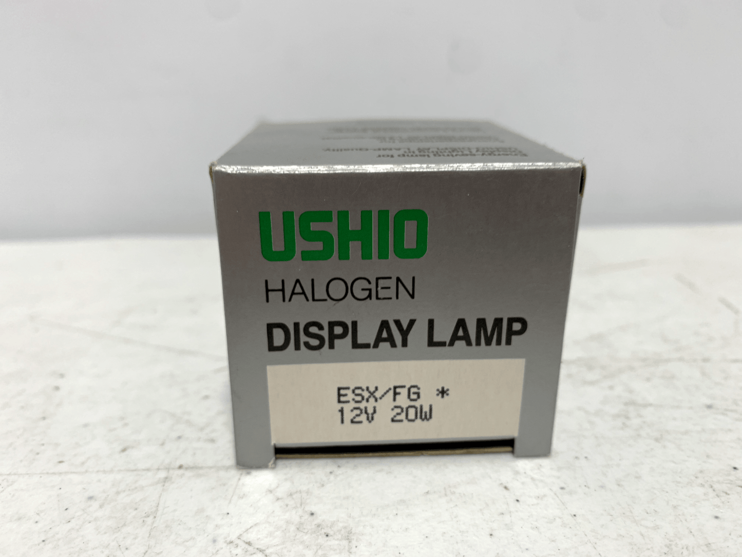 USHIO ESX/FG 12V 20W Halogen Display Lamp (lot of 7) - Chase Surplus