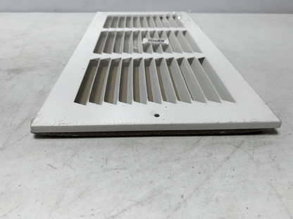 Shoemaker 1050V-14X6 Baseboard Return Air Grille 91024A2 White - Chase Surplus