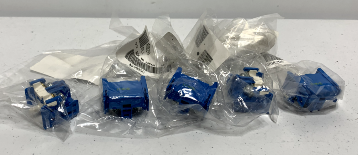 Fuji Electric AR9B290 Contact Block Blue (lot of 5)