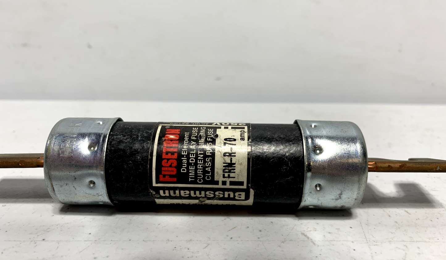 Cooper Bussmann FRN-R-70 Fusetron Class RK5 Dual Element Time-Delay Fuse 250V