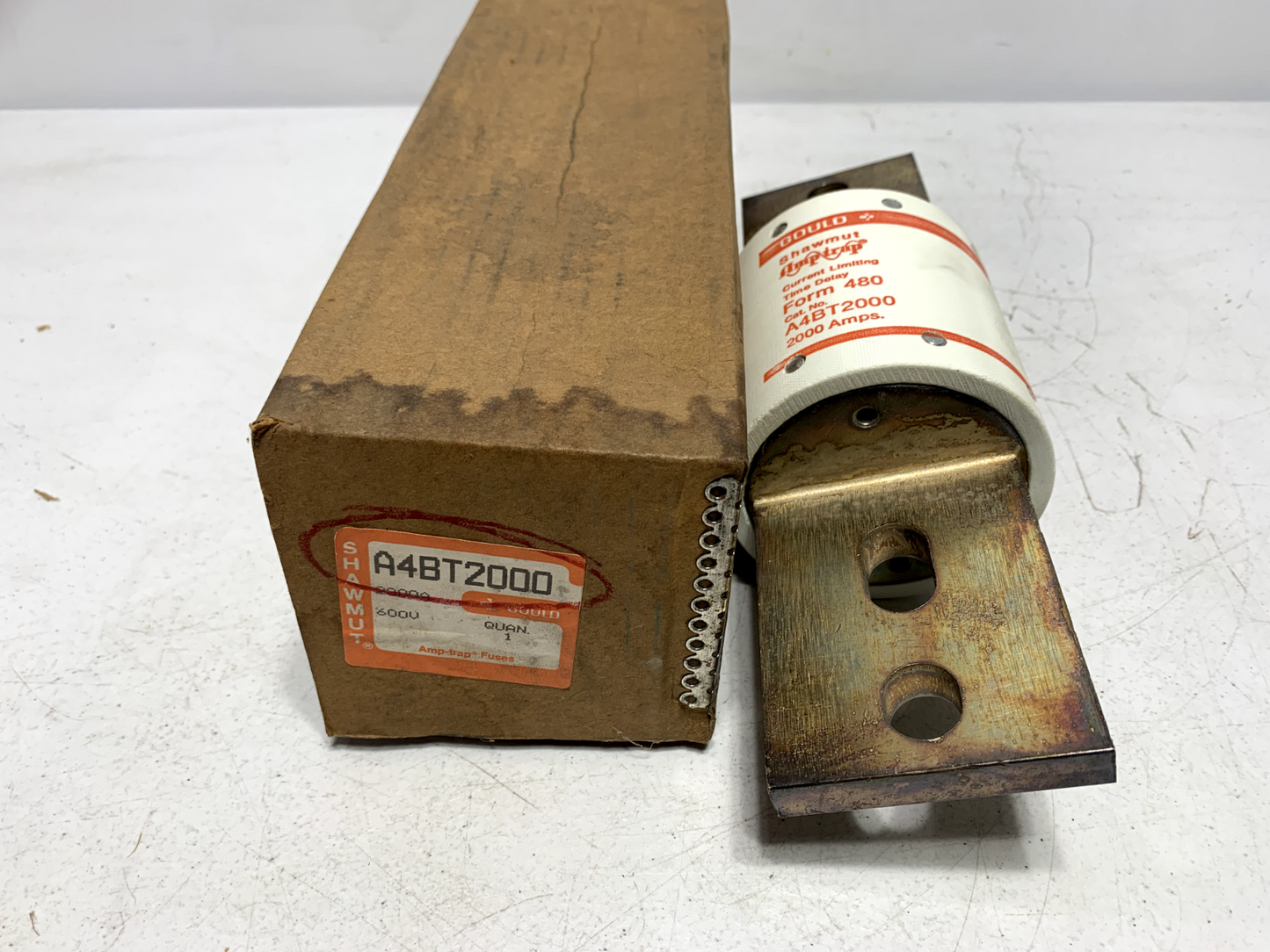 Gould Shawmut A4BT2000 Class L Fuse 2,000 Amp 600V Form 480