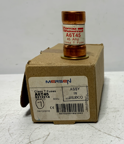 Mersen A6T45 Fuse Class T 45A