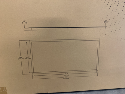 Sylvania 61592-0 LED Troffer Light 2x4 Edge Lit Panel 4000K Dimmable (lot of 2)