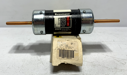 Cooper Bussmann FRN-R-350 Fusetron Dual-Element Time-Delay Fuse 350 Amp 250VAC