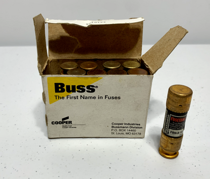 Cooper Bussmann FRN-R-10 Time Delay Fuses 10 Amp 250V (lot of 9)