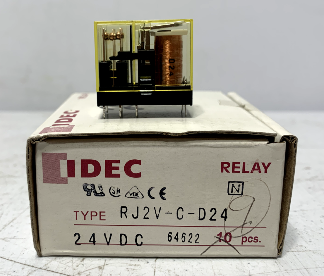 IDEC RJ2VC-D24 Relay 24V (lot of 9)