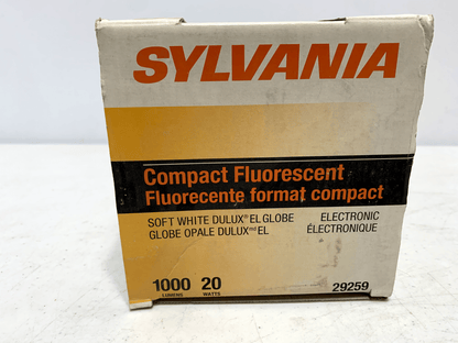 Sylvania 29259 Compact Fluorescent 20W 10k hours (lot of 2) - Chase Surplus