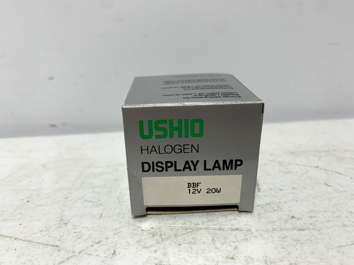 USHIO BBF Display Lamp Bulbs 12V 20W (lot of 12) - Chase Surplus