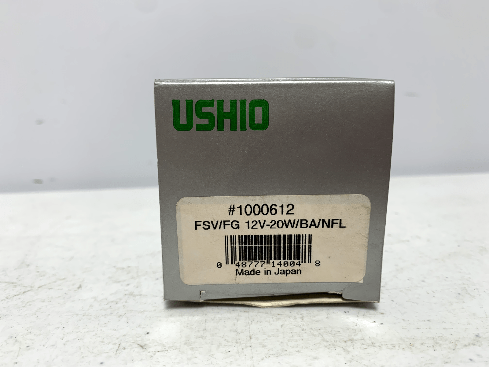 USHIO 1000612 FSV/FG 12V-20W/BA/NFL Halogen Bulb (lot of 8) - Chase Surplus