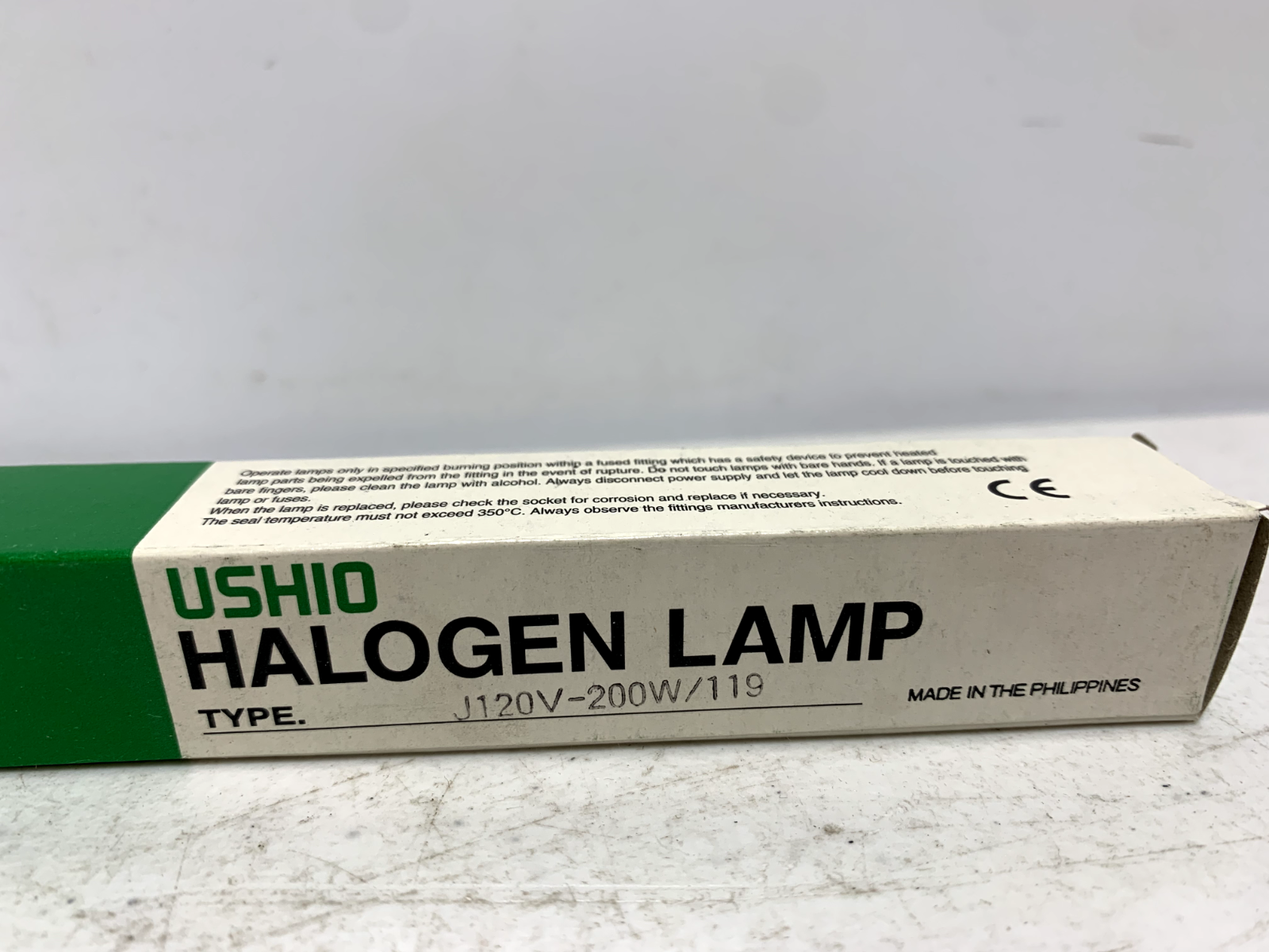 USHIO J120V-200W/119 Replacement Halogen Lamp 120V 200W (lot of 5) - Chase Surplus