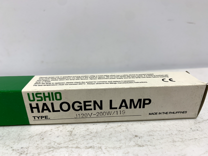 USHIO J120V-200W/119 Replacement Halogen Lamp 120V 200W (lot of 5) - Chase Surplus