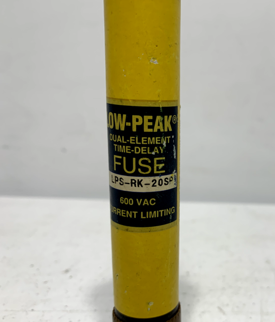 Cooper Bussmann LPS-RK-20SP Low Peak Dual Element Time Delay Fuse 20 Amp 600VAC