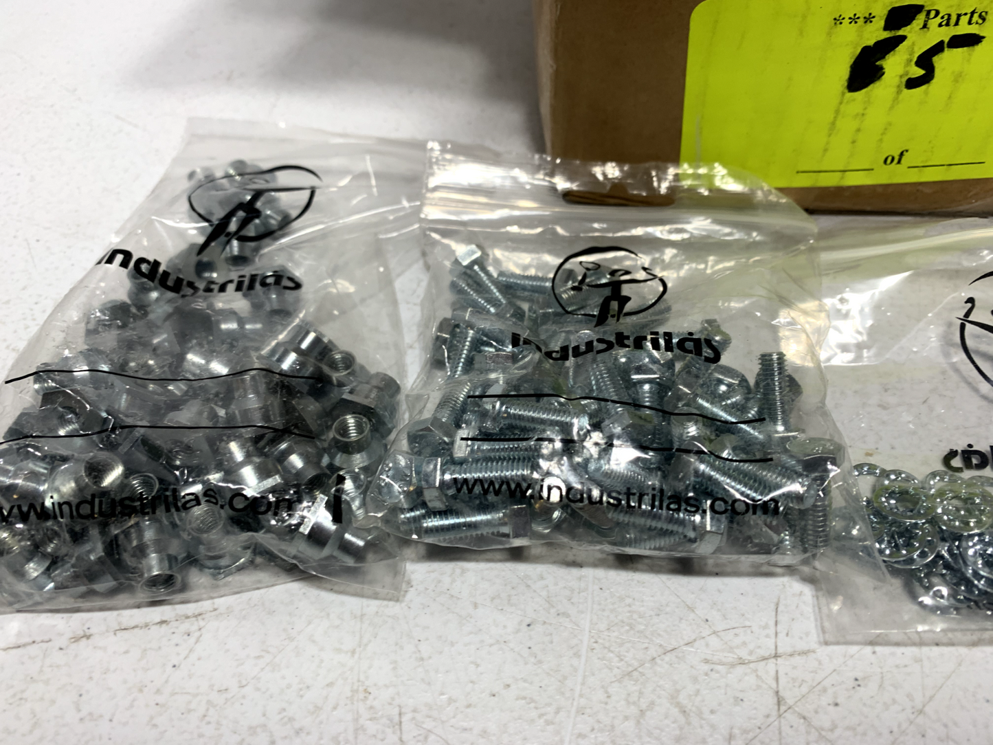 Allegis 542104 Door Retainer Set Zinc Plated w/ Screws (lot of 50 sets)