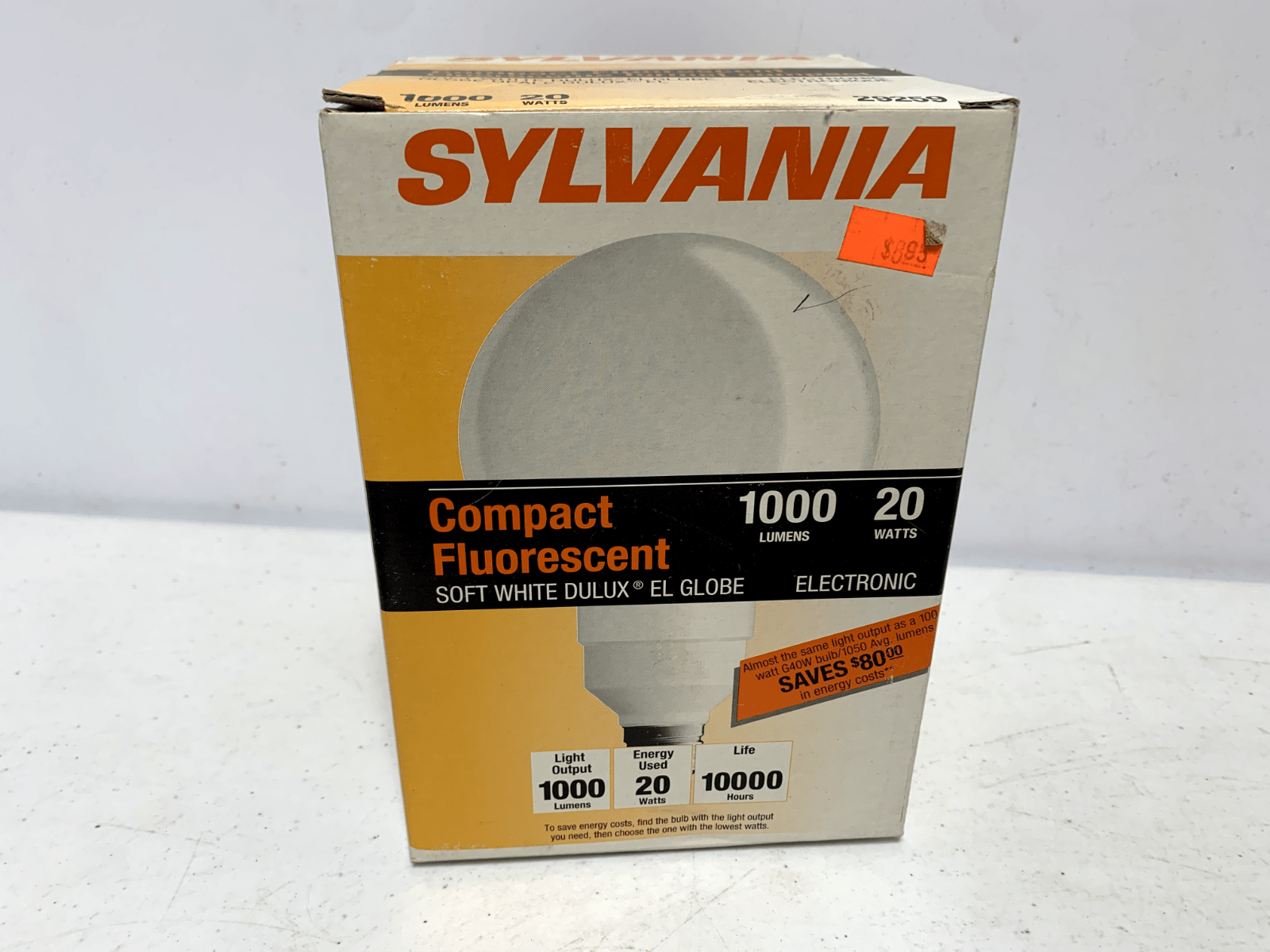 Sylvania 29259 Compact Fluorescent 20W 10k hours (lot of 2) - Chase Surplus