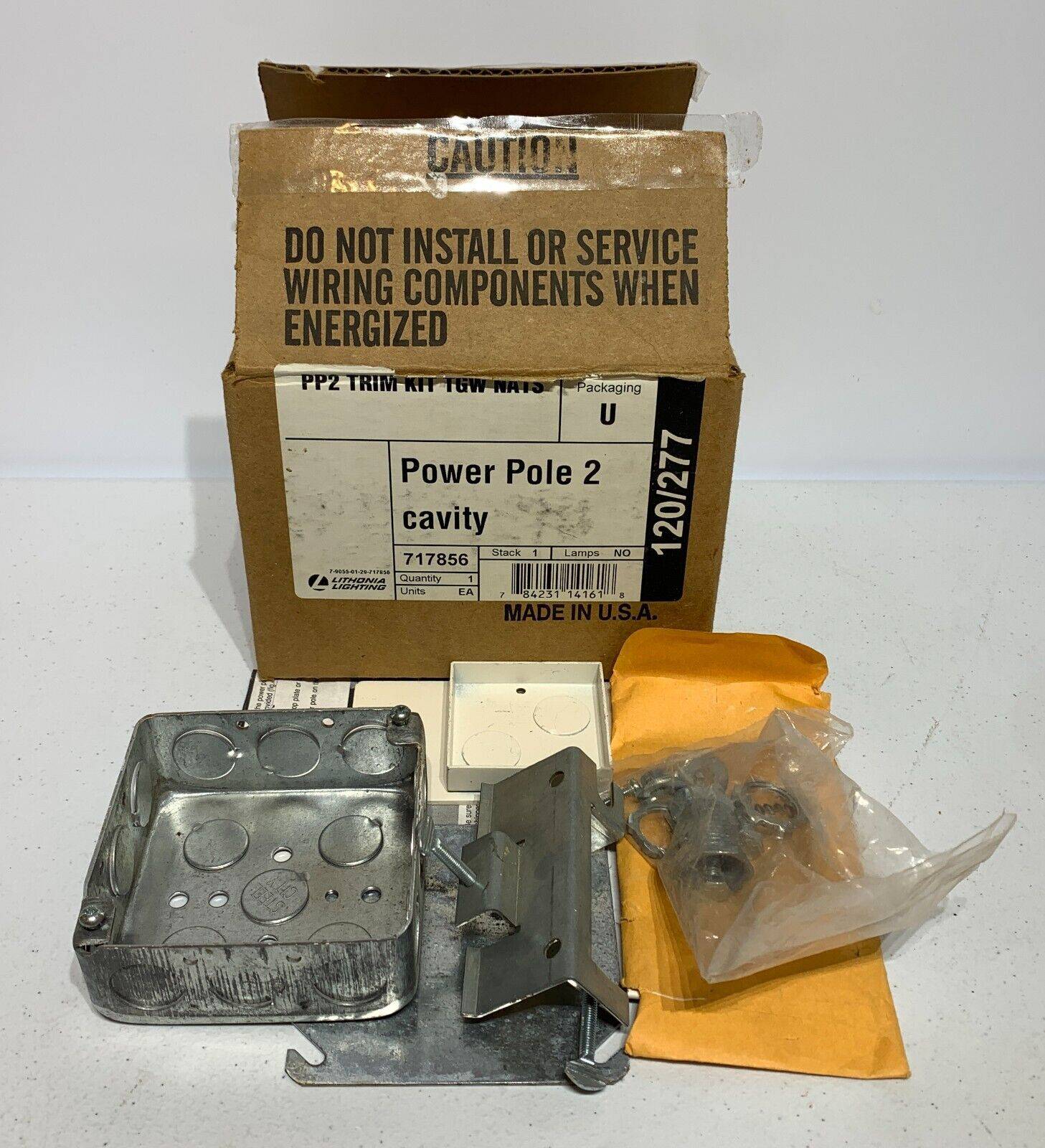 Lithonia Lighting 717856 PP2 TRIM KIT TGW NATS Power Pole Base Plate - Chase Surplus