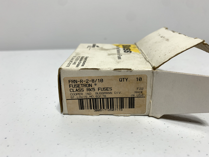 Cooper Bussmann FRN-R-2-8/10 Dual Element Time Delay Fuse 250V (lot of 10)