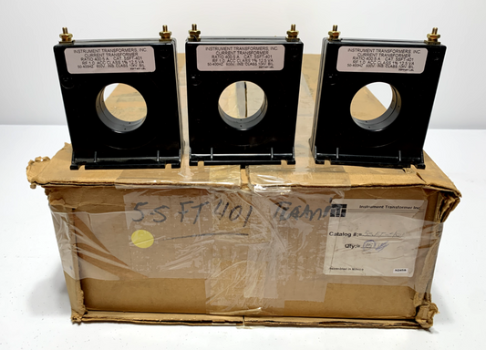 Instrument Transformer 5SFT-401 Transformer Ratio 400:5A 600V (lot of 3)