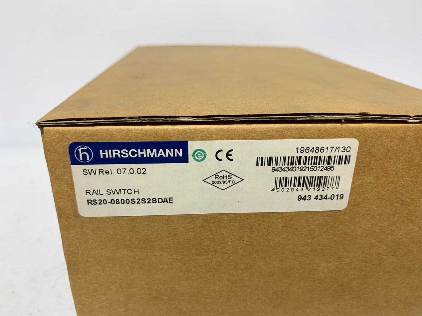 Hirschmann RS20-0800S2S2SDAE Rail Switch - Chase Surplus