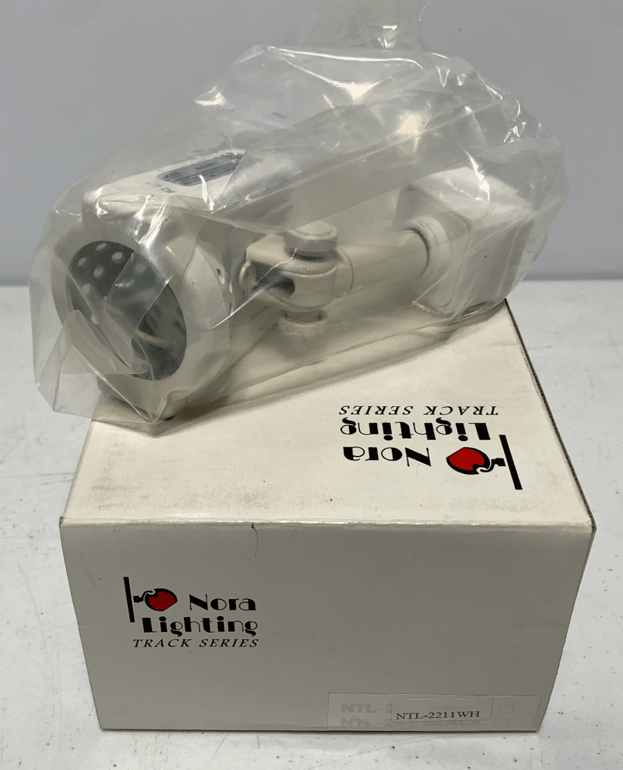 Nora Lighting NTL-2211WH Cylinder Track Lighting w/ Glass Lens - Chase Surplus