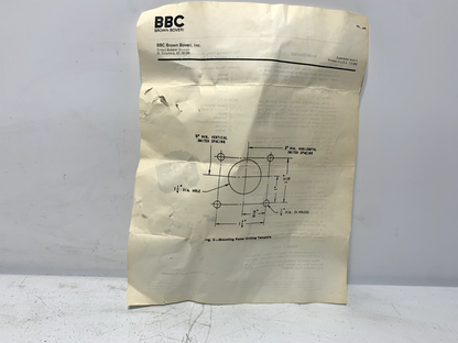 ABB C77 Rotary Cam Control Switch Voltmeter 300I-6EE2-3002