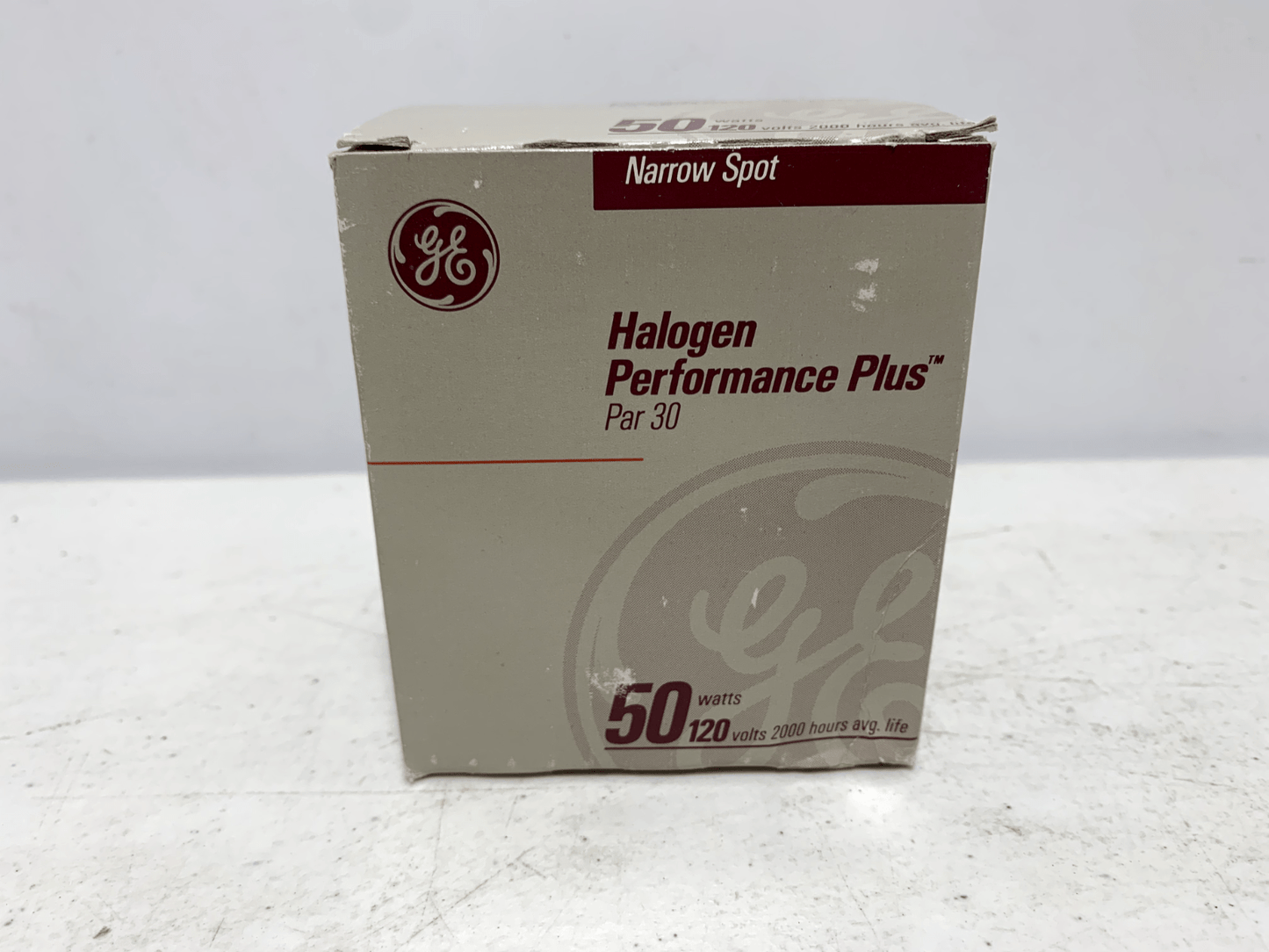 GE 50PAR30/NSP/H Flood Lamp Light Bulb Narrow Spot 50W 120V (lot of 5) - Chase Surplus