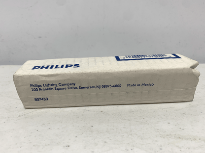 Philips 40W T10 Medium Base 120/130V Tubular Clear Light Bulb (lot of 12) - Chase Surplus