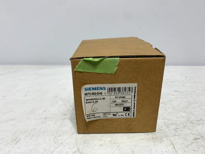 Siemens 5ST3-663 Busbar 115 Amp 6x1-phase (lot of 10)