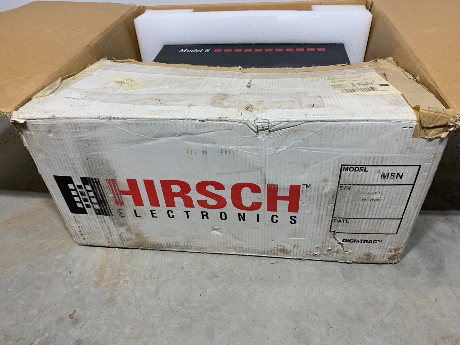 Hirsch Electronics M8 DIGITRAC 8-Door Controller Panel Model 8 M8N 08-DT-25719 - Chase Surplus