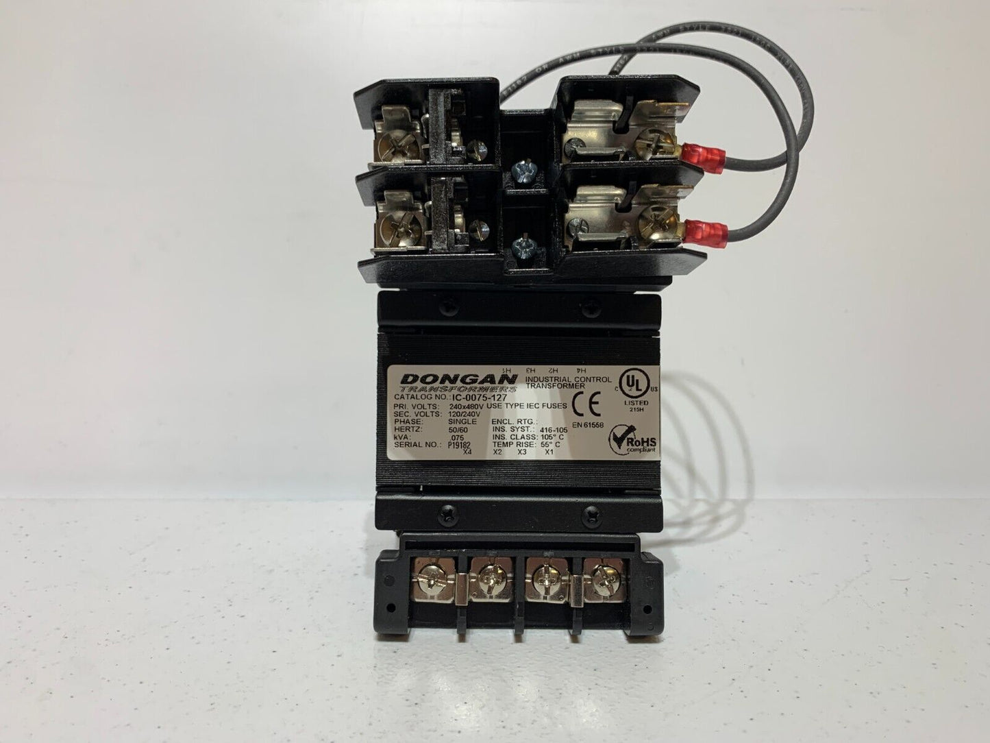 DONGAN IC-0075-127 Transformer 240Vx480V 50/60HZ - Chase Surplus