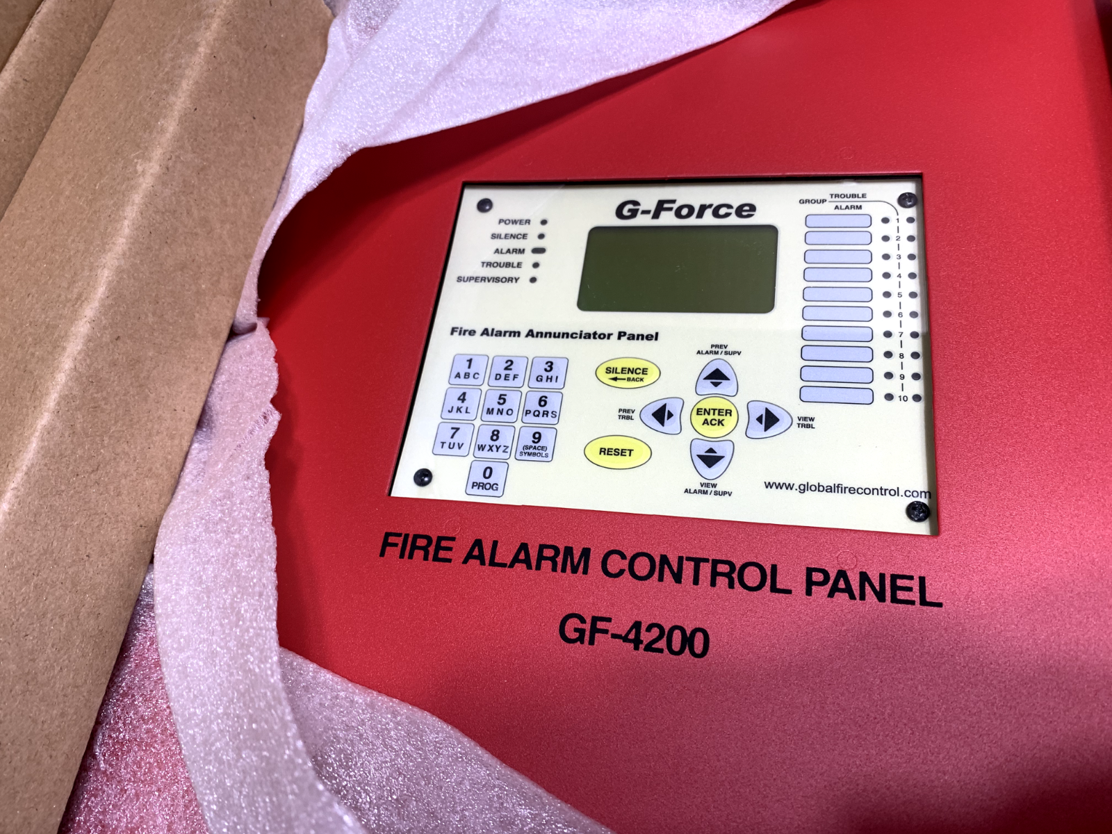 Global Fire Control G-Force GF-4200 Fire Alarm Control Panel FDX5000 - Chase Surplus