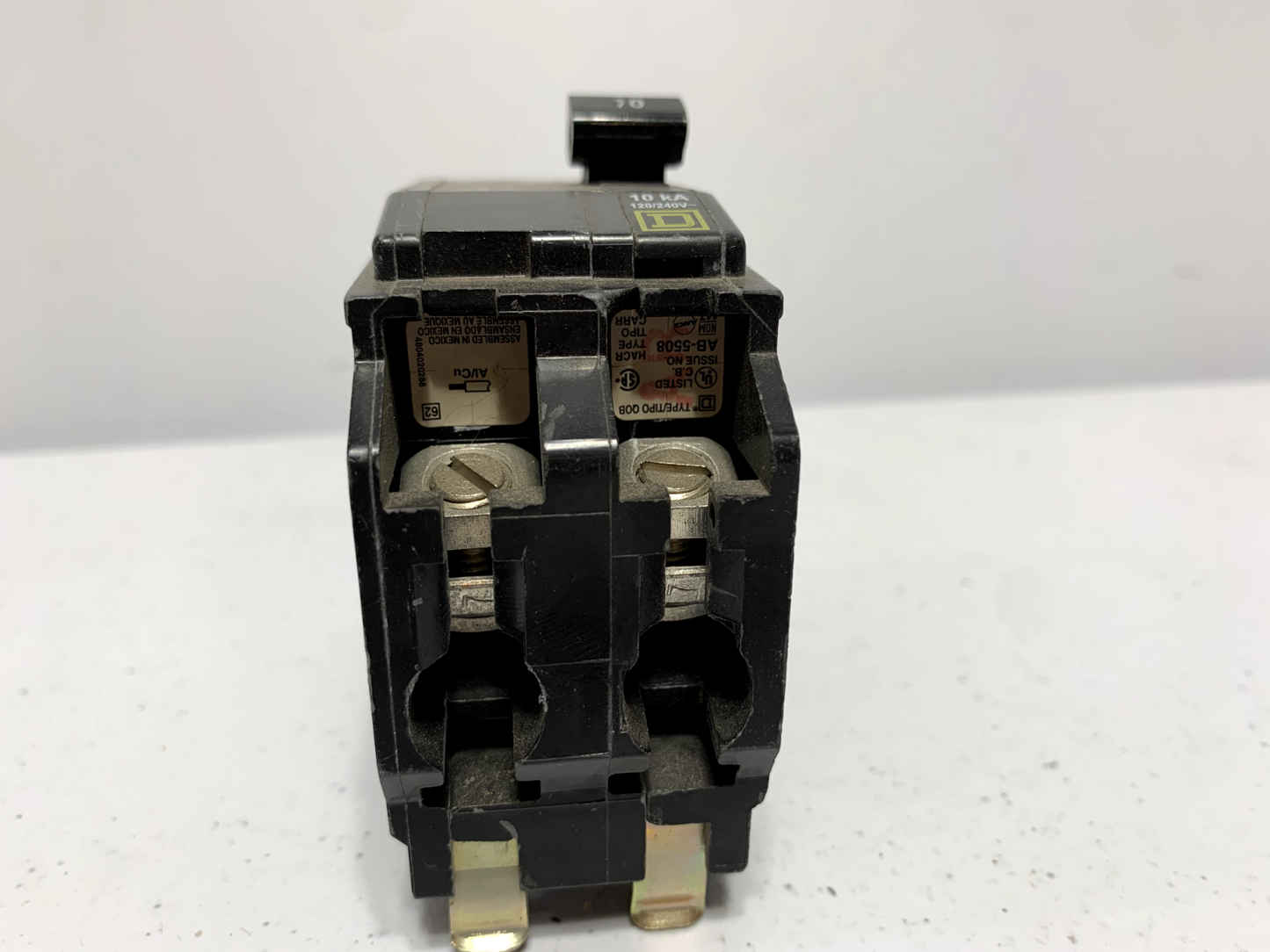 Square D AB5508 Circuit Breaker Type QOB 70 Amp 120/240 VAC 2 Pole