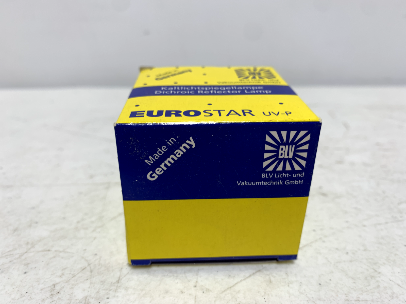 BLV 188159 EuroStar Dichroic Superflood Bulb 60° 75W 12V GU5 UV-P (lot of 5) - Chase Surplus