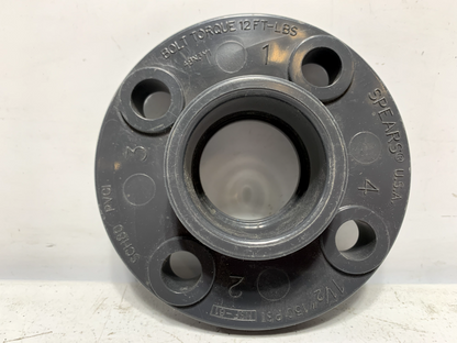 Spears 4BN3Y1 NSF-61 1-1/2” Flange PVCI 150 PSI SCH80 12FT-LBS Bolt Torque