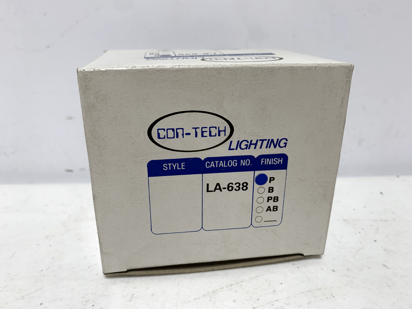 Con-Tech LA-638 Lamp Collar PAR16 White LA-638-P (lot of 4) - Chase Surplus