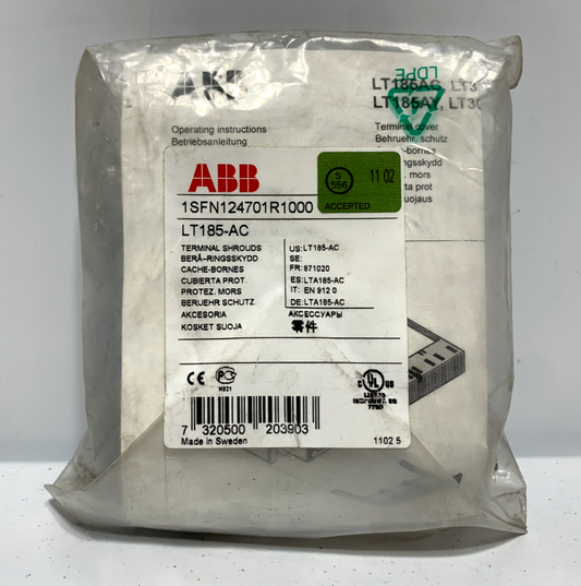 ABB 1SFN124701R1000 Terminal Shrouds LT185-AC