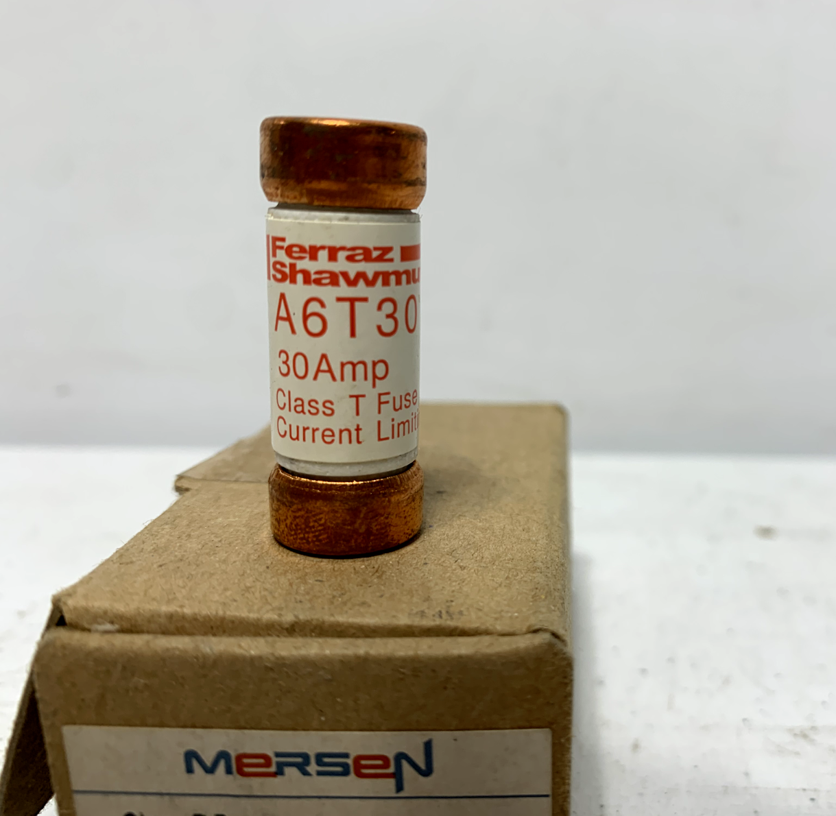 Mersen A6T30 Class T Fuse 30 Amp 600V Fast-Acting