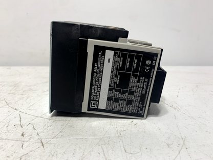 Square D 8501XM020V02 Master NEMA Control Relay 10A 120 VAC 50/60 Hz Coil