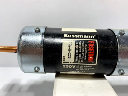 Cooper Bussmann FRN-R-225 Fusetron Time Delay RK5 Fuse 225A 250V