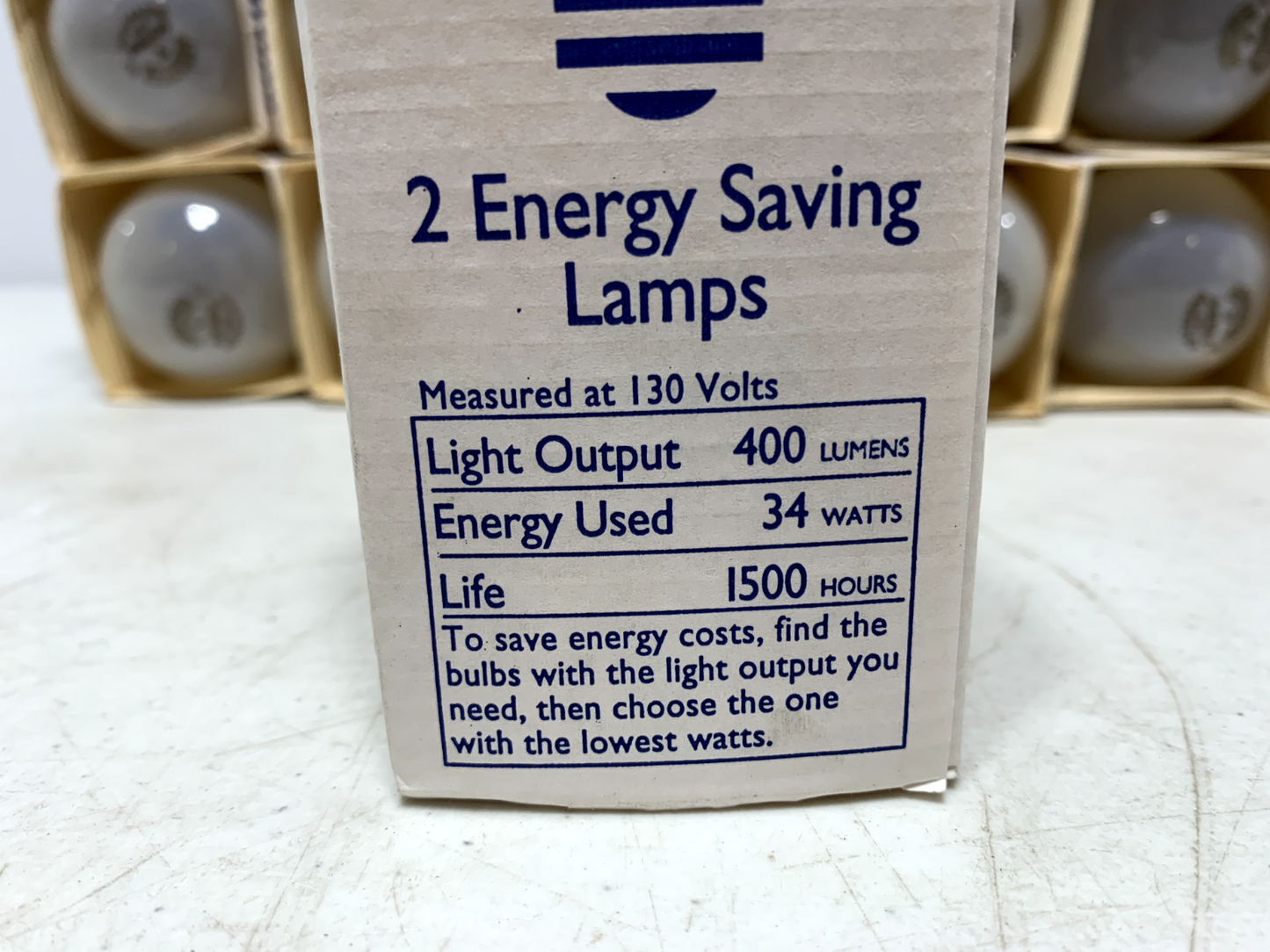 Philips 40A-34A-EW Econ-O-Watt Frosted Bulb 30W 120V pk of 2 (lot of 22) - Chase Surplus