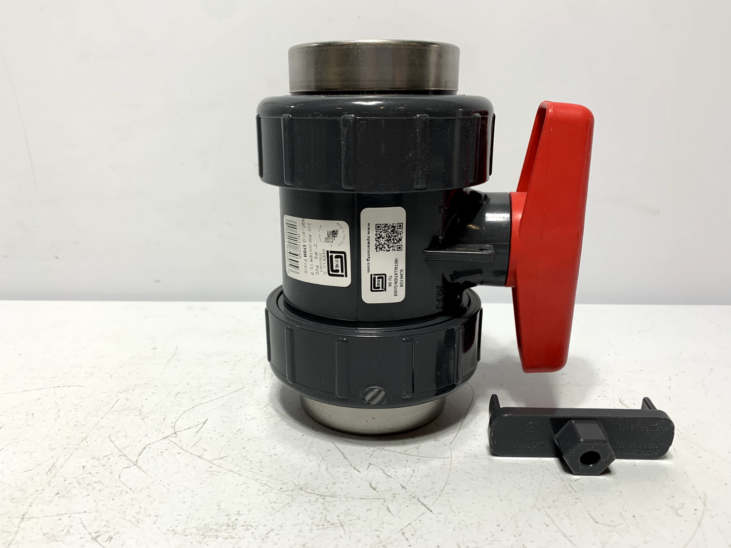 Spears 3621-020SR True Union 2000 Standard PVC Ball Valve 2" EPDM O-RING