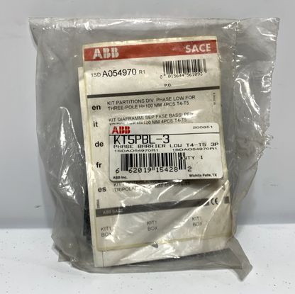 ABB KT5PBL-3 Phase Barrier Kit 1SDAO54970R1