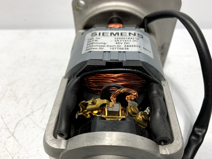 Siemens 3AY1511-3C Drive Motor for 3AH, 3AK w/ End Shield Cutout 48VDC