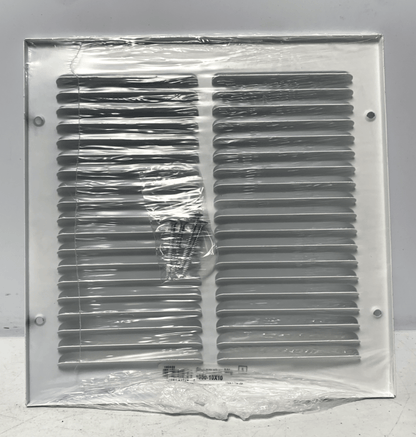 Shoemaker 1050-10 Return Air Grille White 10 x 10 - Chase Surplus