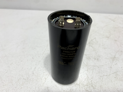 Packard PRMJ124 Motor Start Capacitor 124-149 MFD 330 VAC