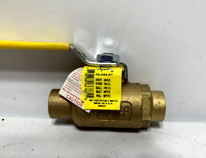 Apollo 70-244-01 Full Port Ball Valve Bronze 3/4 Inch Size