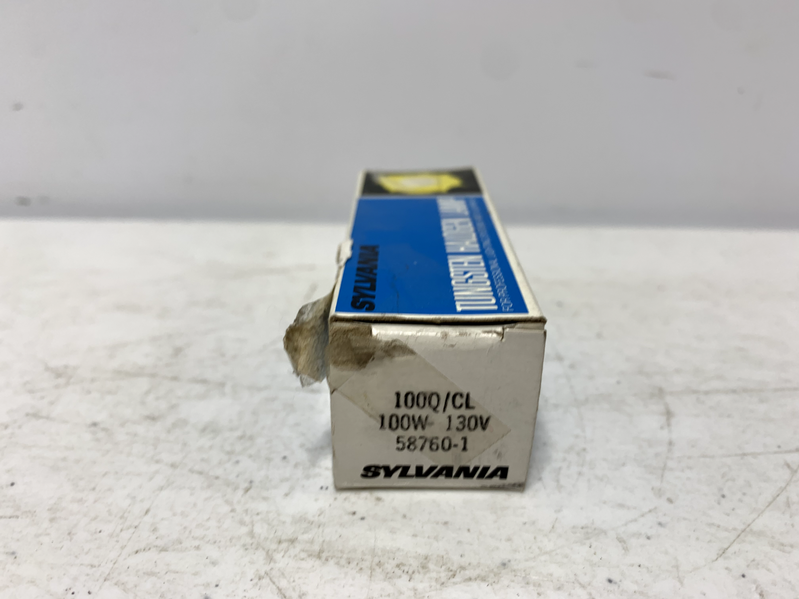 Sylvania 100Q/CL 58760-1 Tungsten Halogen Lamp 100W 130V (lot of 3) - Chase Surplus