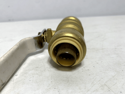 FNW X485A BRASS PUSH FIT PRESS BALL VALVE 3/4" LOW LEAD 200 PSI - Chase Surplus