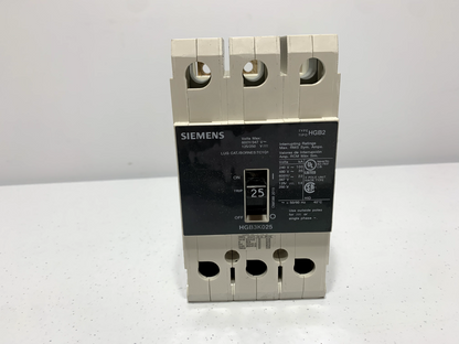 Siemens HGB3K025B Circuit Breaker 3P 480V 25A